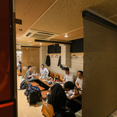 雰囲気抜群な個室も完備。※人気な席の為、ご予約はお早めに。