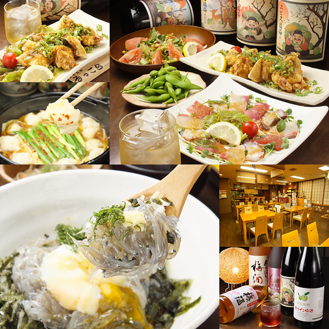 大阪湾産生しらす丼が食べられるランチも充実こだわり梅酒の居酒屋