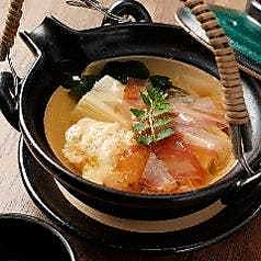 若筍と鴨入り鶏つみれの土瓶蒸し