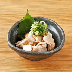 軍鶏ハラミのおろしポン酢/酢もつ　各