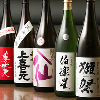 月毎に変わる！豊富な日本酒♪