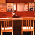 カウンター席