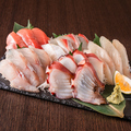 料理メニュー写真&nbsp;本日の魚忠刺身盛り 2点盛り(1人前)