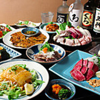 豊富な創作料理・韓国料理の品々♪