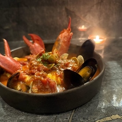 贅沢魚介のふわとろオムレツ