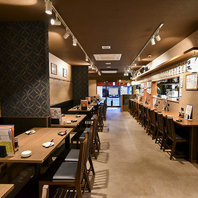 飲み放題コースが充実。様々なシーンにぴったりのプラン