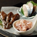 料理メニュー写真 石川珍味三種盛り