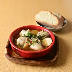 牡蠣と今帰仁エリンギのアヒージョ