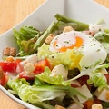 料理メニュー写真 とろ～り半熟卵のシーザーサラダ