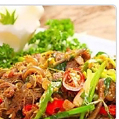 イノシシとレモングラス炒め物.