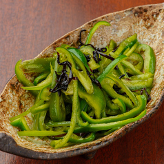 ごま油香る塩昆布ピーマン