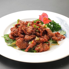 ラム肉のクミン風炒め
