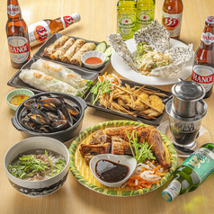 ベトナム料理ホイアン飲食店のコース写真