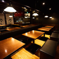 《全席喫煙OK！》禁煙ムードで喫煙できる場所やお店がどんどん減っている昨今。当店なら愛煙家の方も肩身の狭い思いをしなくて済みます。友人との飲み会・女子会・パーティーといった盛り上がる席でも、我慢せずにお食事とおタバコをお愉しみください。
