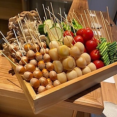 【旬を味わう野菜串】
