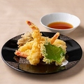 料理メニュー写真&nbsp;天麩羅の盛合せ　～海老・穴子・お野菜～