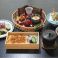 【ランチ】　彩（いろどり）　海鮮サラダ、天ぷら、吹き寄せ御飯の入った贅沢なランチ