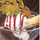 クリーミーチーズアイス　フランボワーズソース／茨城県産さつま芋 紅はるかのベイクドチーズケーキ