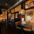 3名～4名座れるテーブル席をご用意！ご家族,女子会やデートなど使い勝手抜群！