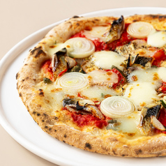 金華イワシと新玉ねぎのピッツァ