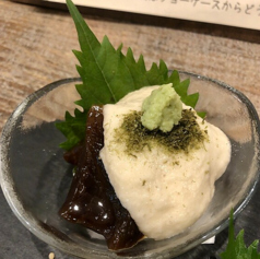 漬けマグロの山かけ