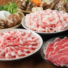 【120分食べ飲み放題】しゃぶしゃぶorすき焼き■上牛コース■