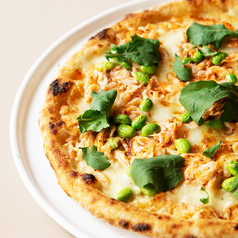 桜エビと枝豆のピッツァ