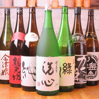 ≪厳選日本酒≫全国各地から取り寄せた10種の日本酒