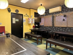店内奥にはテーブル席をご準備しています！