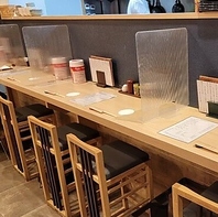 【お1人様も大歓迎】カウンター席が4席ございます★