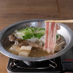 秋田県産桃豚のしゃぶしゃぶ鍋