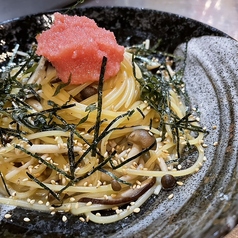 キノコと明太の和風パスタ