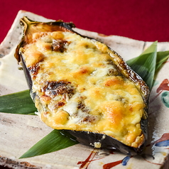 米茄子 味噌チーズ焼き