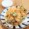 料理メニュー写真&nbsp;桜エビと菜の花かき揚げ