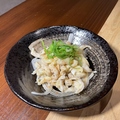 料理メニュー写真 京赤地鶏の鶏皮ポン酢
