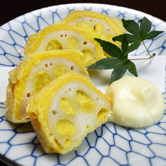 辛子蓮根の天ぷら