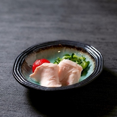 ささみの湯引き