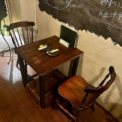 2名様用のテーブル席も２卓ございます！友人同士のお食事や女子会にもオススメです☆お問い合わせお待ちしております◎