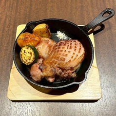 合鴨肉と野菜のグリル