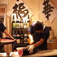 20～30ｋｇのマグロを解体!!目の前で行われる解体ショーは迫力満点!!お祝いの時などにはうれしいパフォーマンス!!