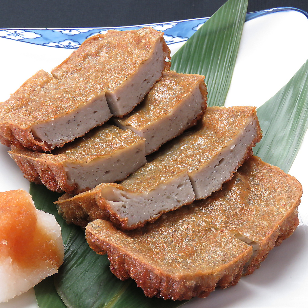 ご当地名物！厚切りのじゃこてんは歯ごたえ、味共に抜群にうまい！！