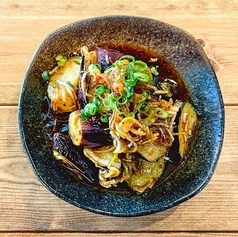 揚げ茄子の麻辣ソース和え