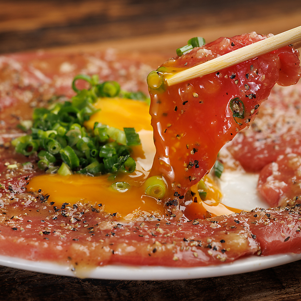 鐵　本気の本マグロのユッケ♪