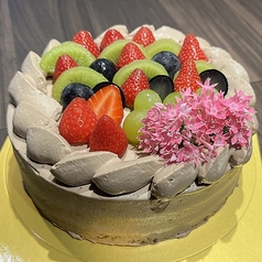 チョコ生クリーム4号【12cm】３日前予約