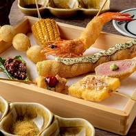 【素材が生きる匠の技】あご出汁おでんと、極上串揚げ