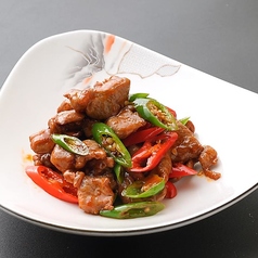 ラム肉の中華風炒め