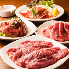 豊富なラム肉のメニューの写真