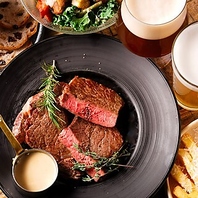 極上ビールと牛ステーキの贅沢プラン！
