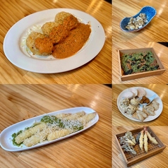 天ぷらとワイン からり はなれ店のコース写真