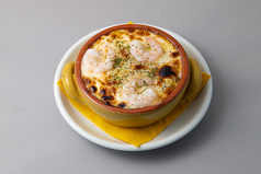 海老とチーズのとろけるスフレフリッタータ